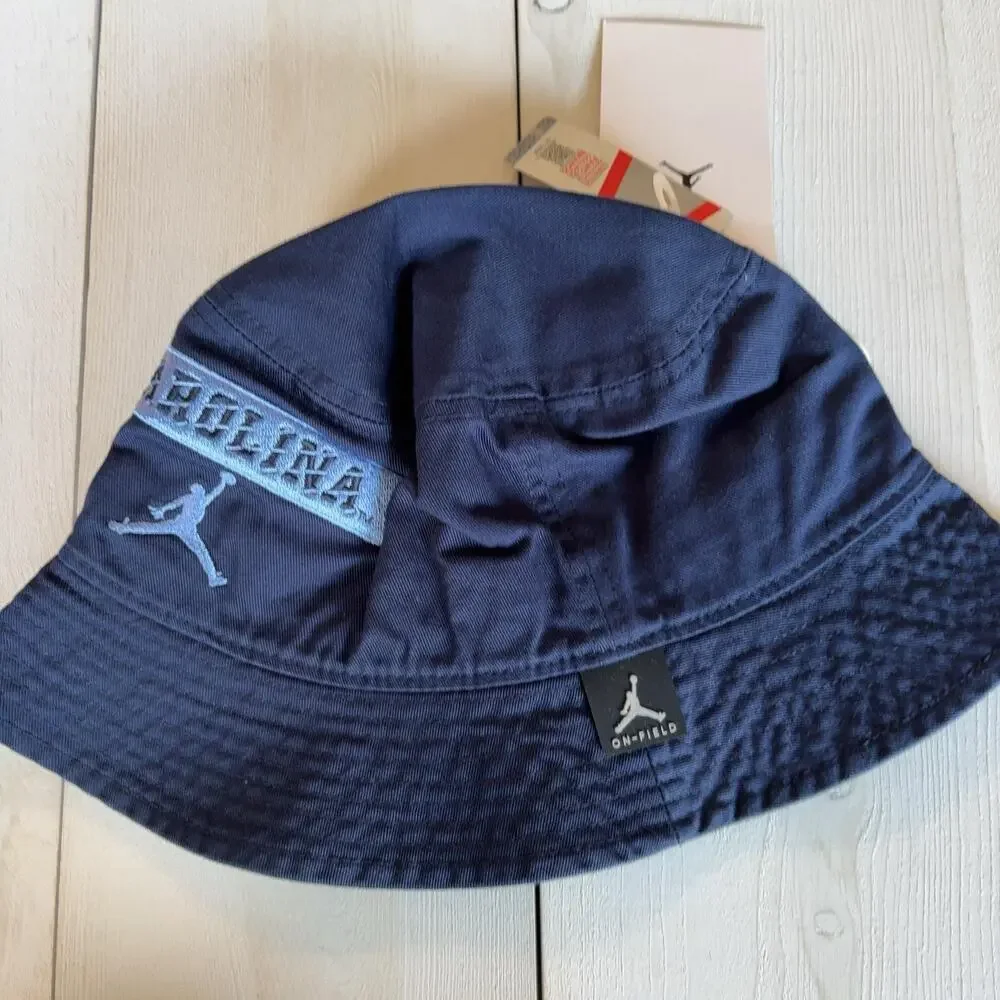 North Carolina Tar Heels Bucket Hat Cap Mens Small Blue Jordan Basketball